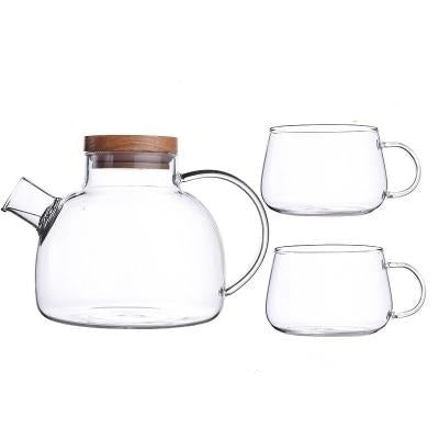 Skandinavisches Glas Teekannenset
