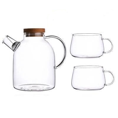 Skandinavisches Glas Teekannenset