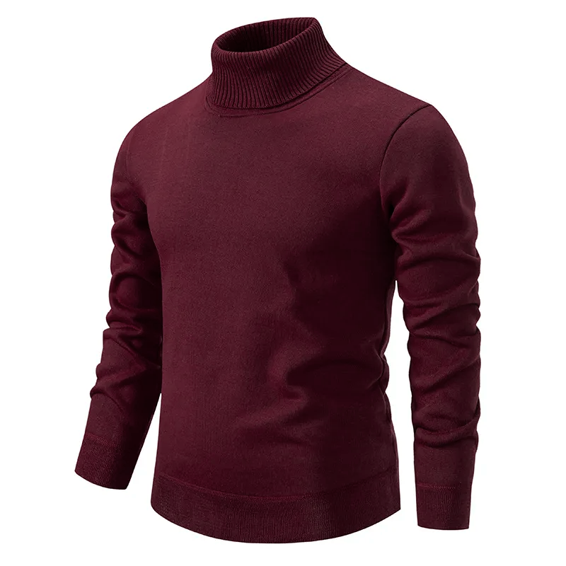 Frendorf | Rollkragenpullover aus 100% Wolle für Herren - weich und hochwertig