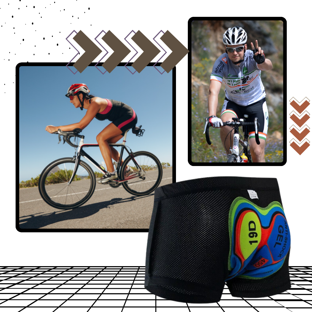 Frendorf | Kurze Radlerhose mit integriertem Polster, ultra bequem und nahtlos!