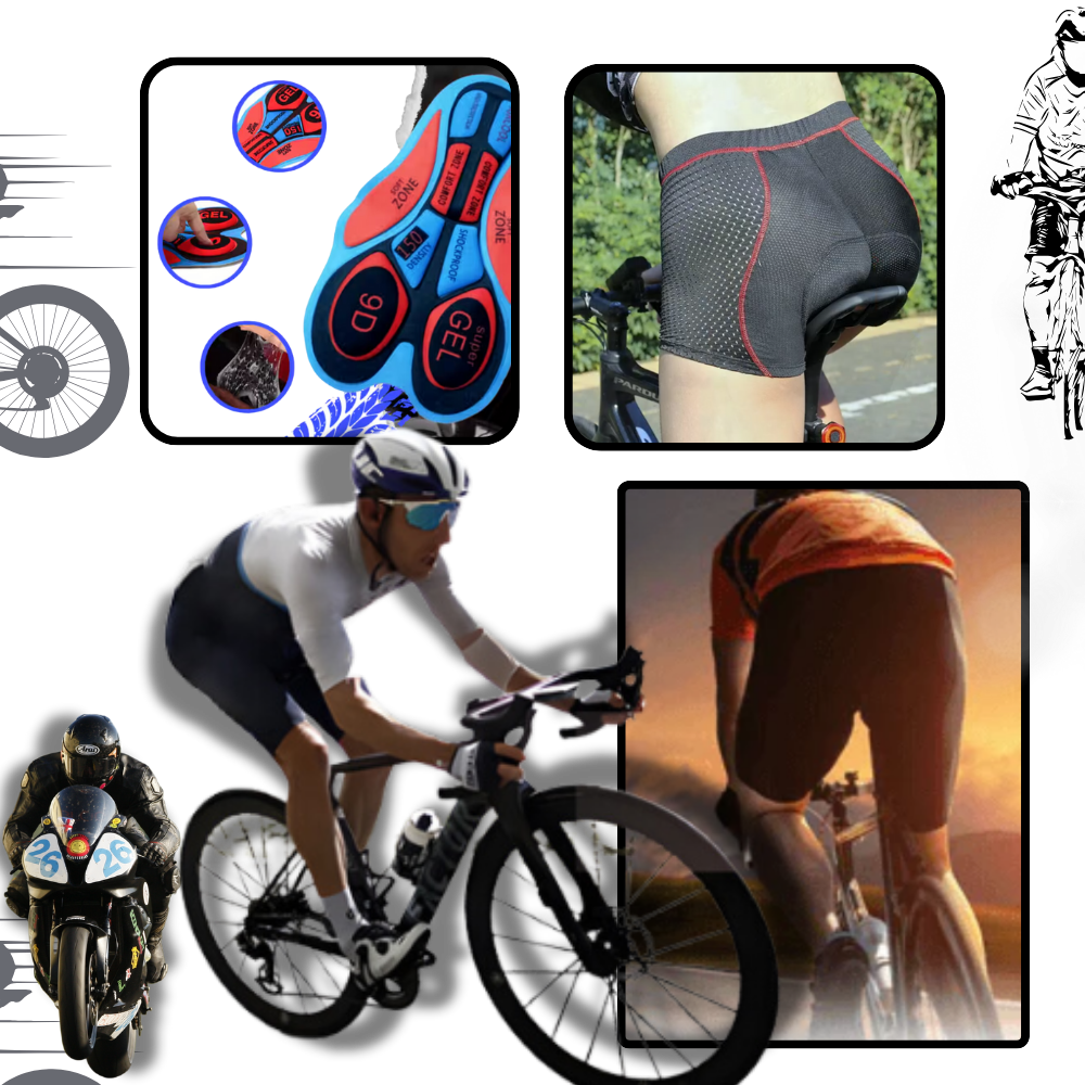 Frendorf | Kurze Radlerhose mit integriertem Polster, ultra bequem und nahtlos!