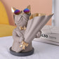 Frendorf | BulldogBloom French Bulldog Blumenvase | Stilvolle Tier-Deko für Zuhause | Handgefertigt | Farbvielfalt