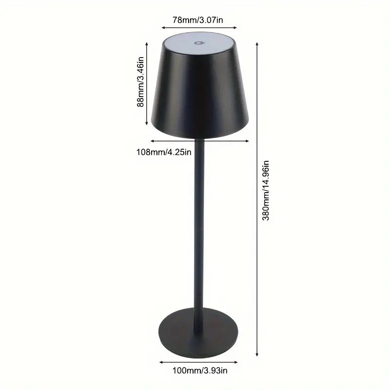 Frendorf LED Tischlampe – Kabellos, Touch-Bedienung & Dimmbares Licht