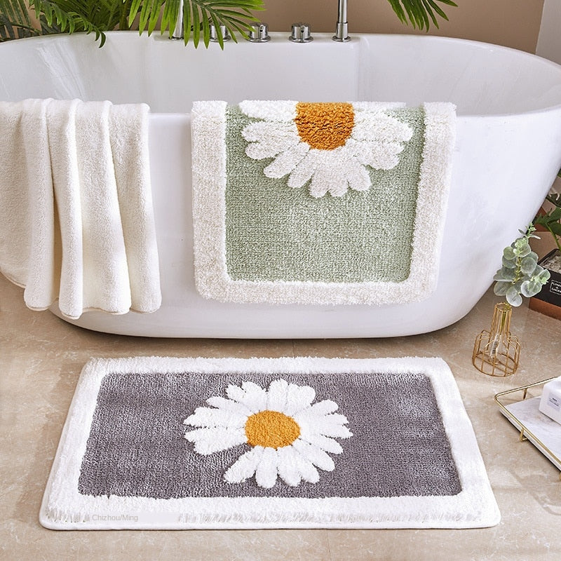 Frendorf | PetalPlush - Weiche Blumen-Badematte für einen gemütlichen Touch