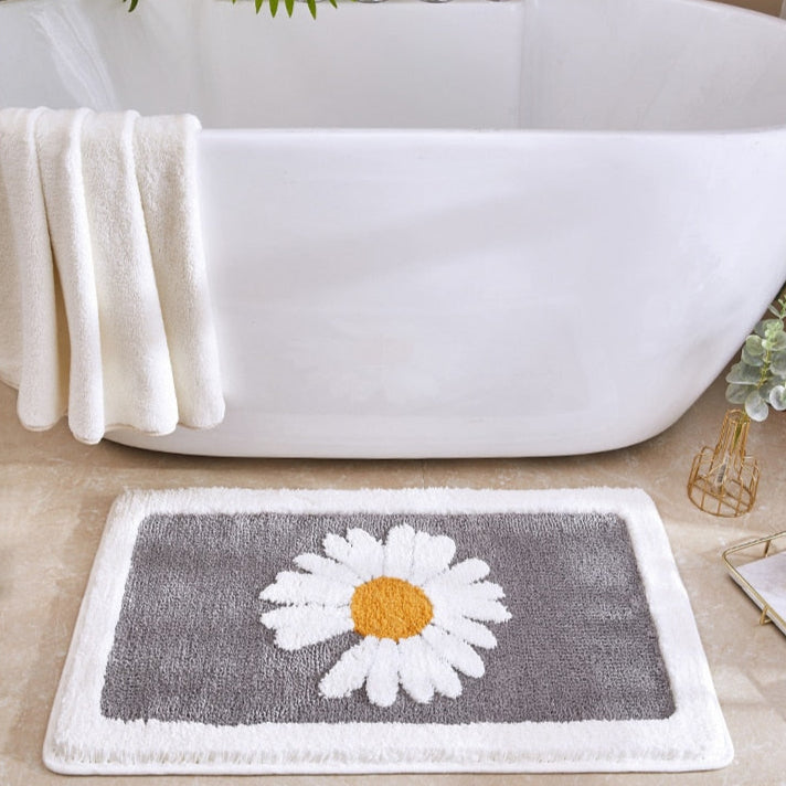 Frendorf | PetalPlush - Weiche Blumen-Badematte für einen gemütlichen Touch