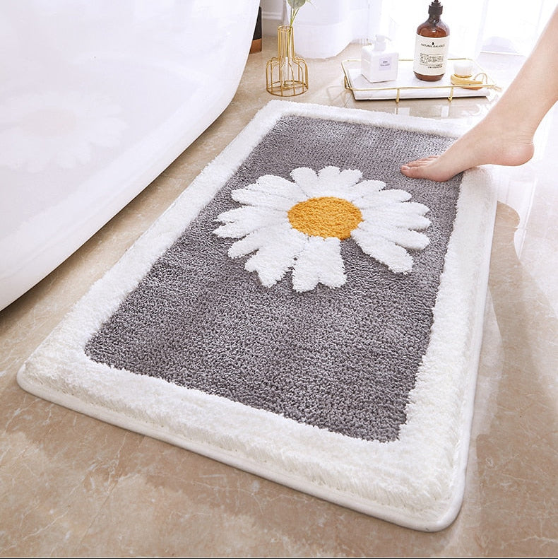 Frendorf | PetalPlush - Weiche Blumen-Badematte für einen gemütlichen Touch