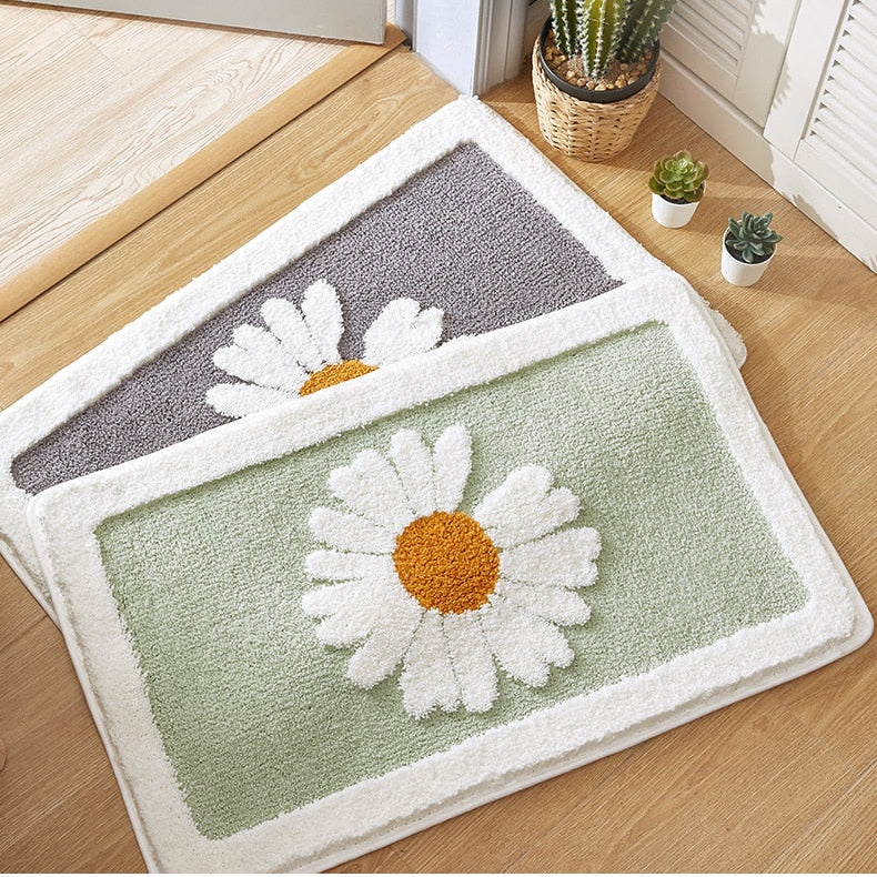 Frendorf | PetalPlush - Weiche Blumen-Badematte für einen gemütlichen Touch