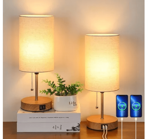 Frendorf | Set aus 2 Tischlampen für ein modernes und elegantes Interieur