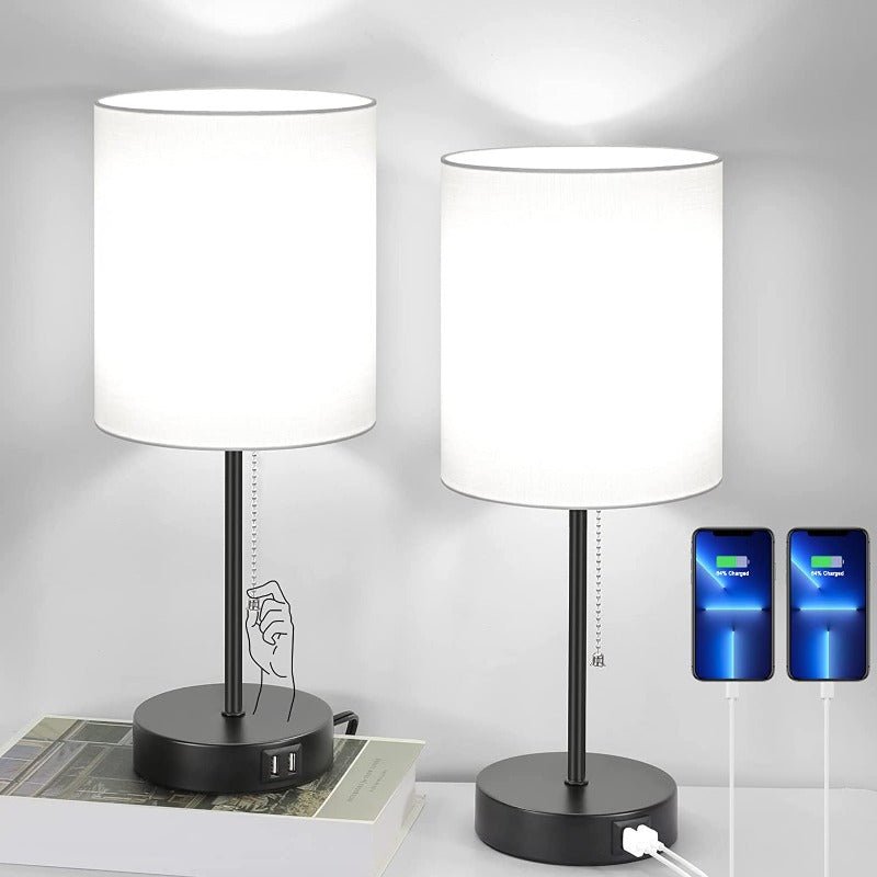 Frendorf | Set aus 2 Tischlampen für ein modernes und elegantes Interieur