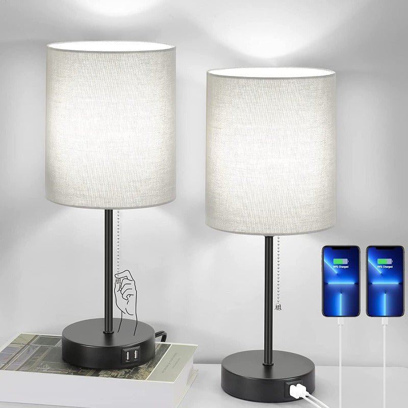 Frendorf | Set aus 2 Tischlampen für ein modernes und elegantes Interieur