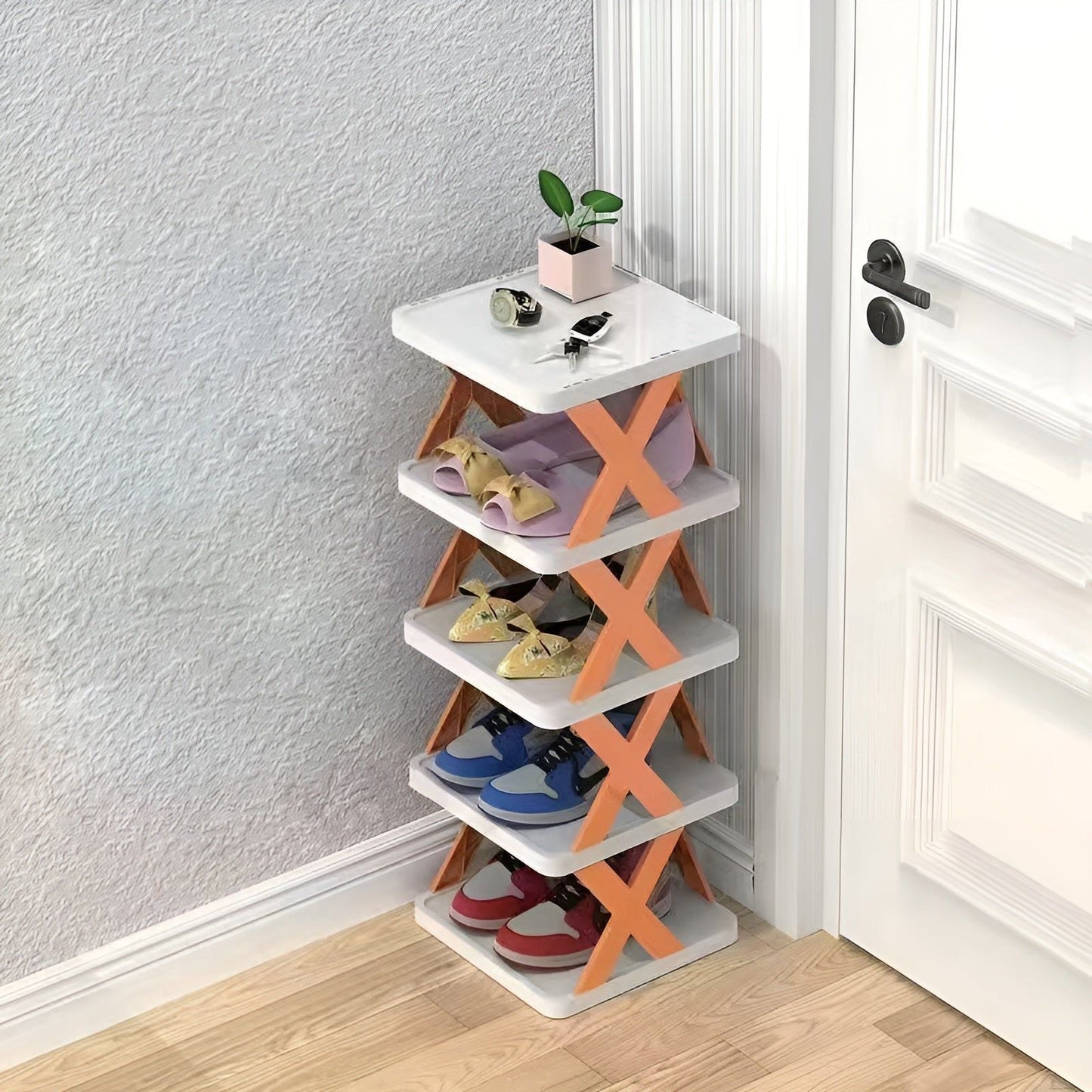 Frendorf | Multifunktionales und Faltbares Schuhregal - SpaceSaver