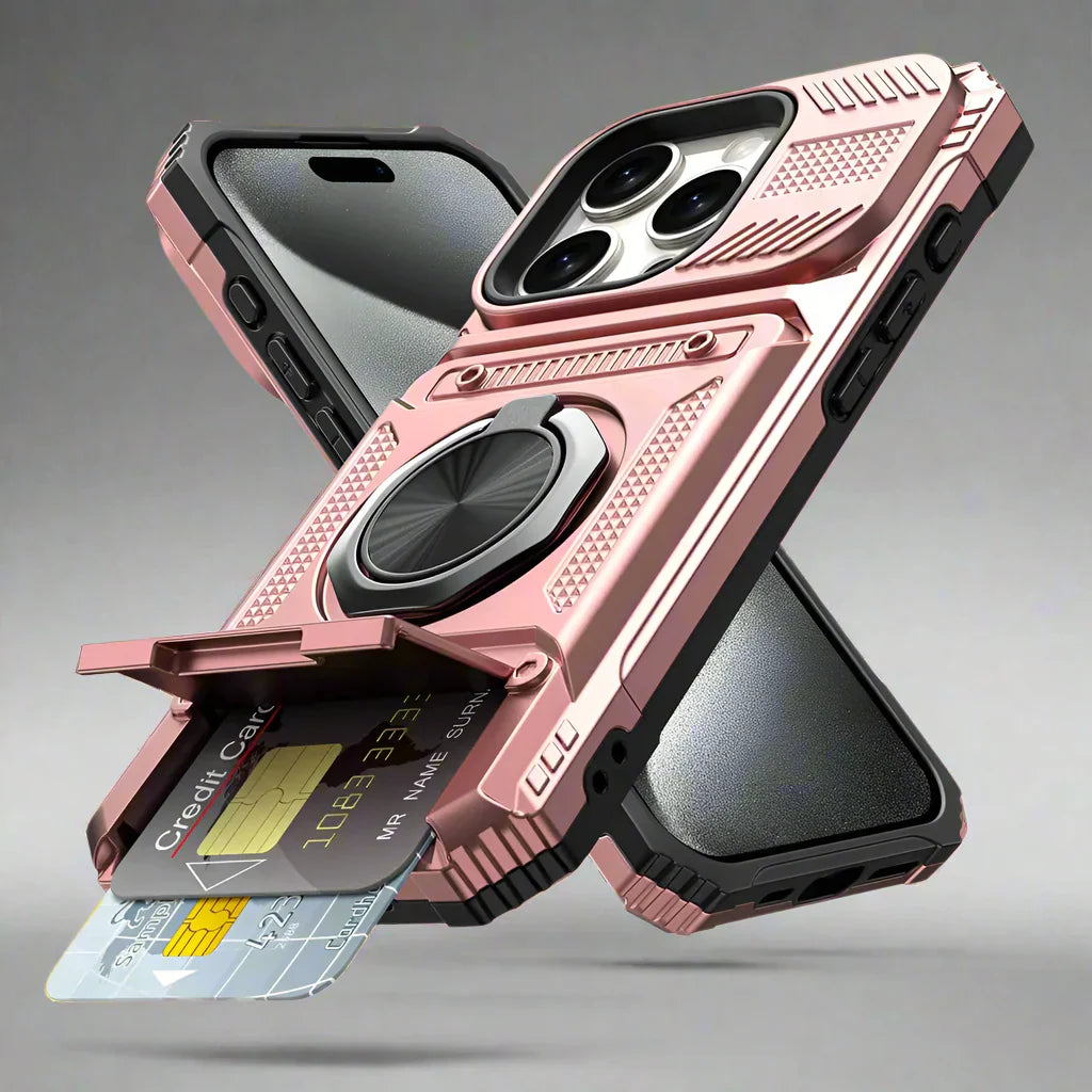 Frendorf | Schockfeste iPhone Magnet Ring Kartenhalter Hülle