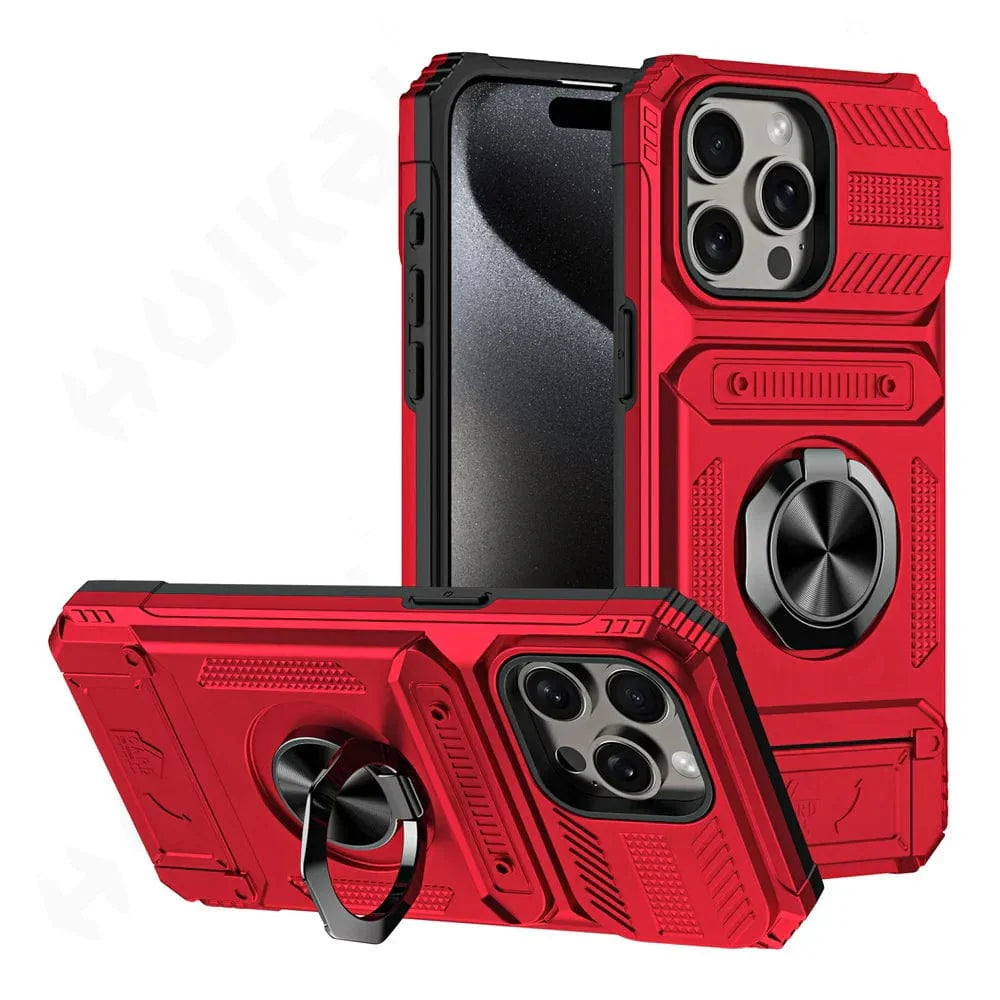Frendorf | Schockfeste iPhone Magnet Ring Kartenhalter Hülle