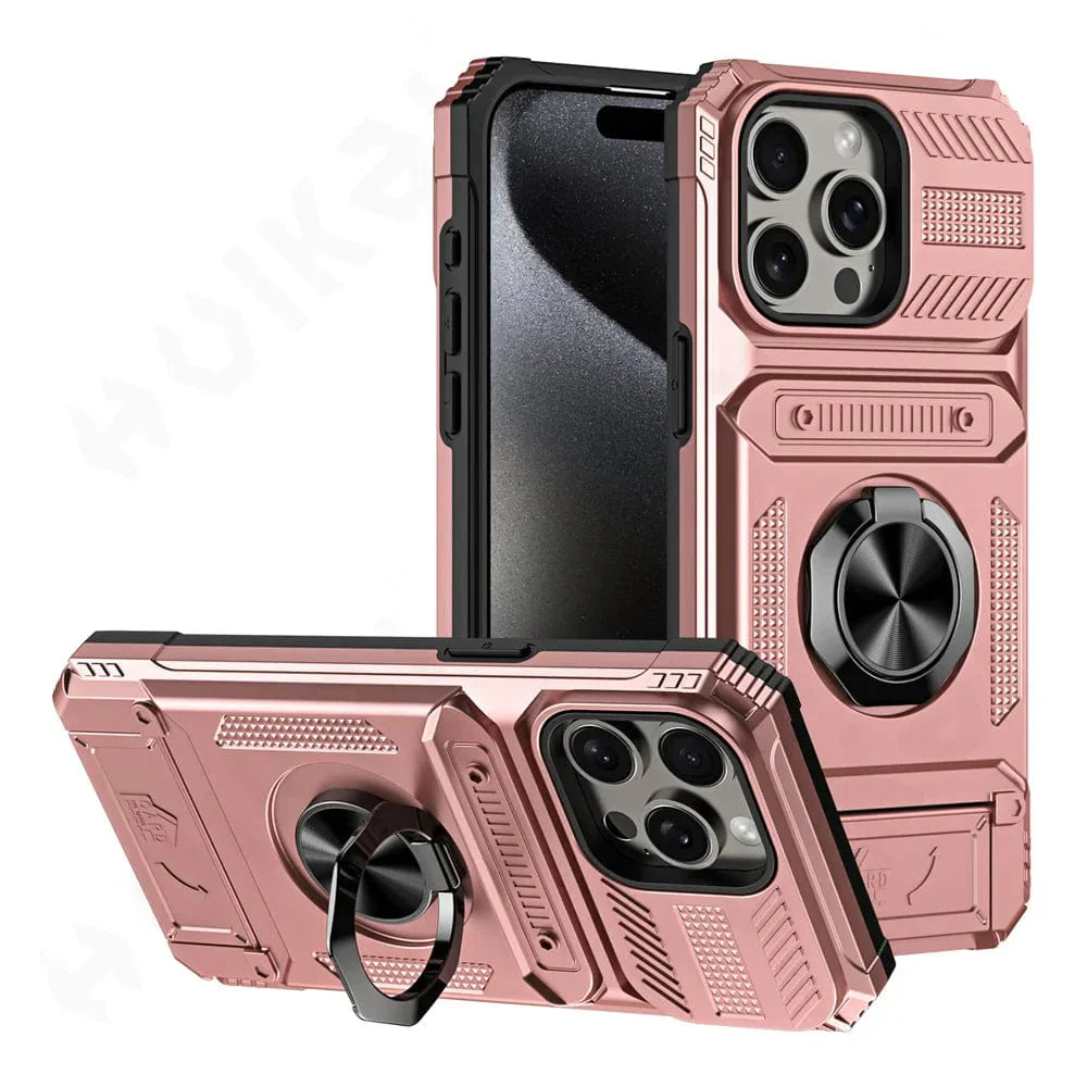 Frendorf | Schockfeste iPhone Magnet Ring Kartenhalter Hülle