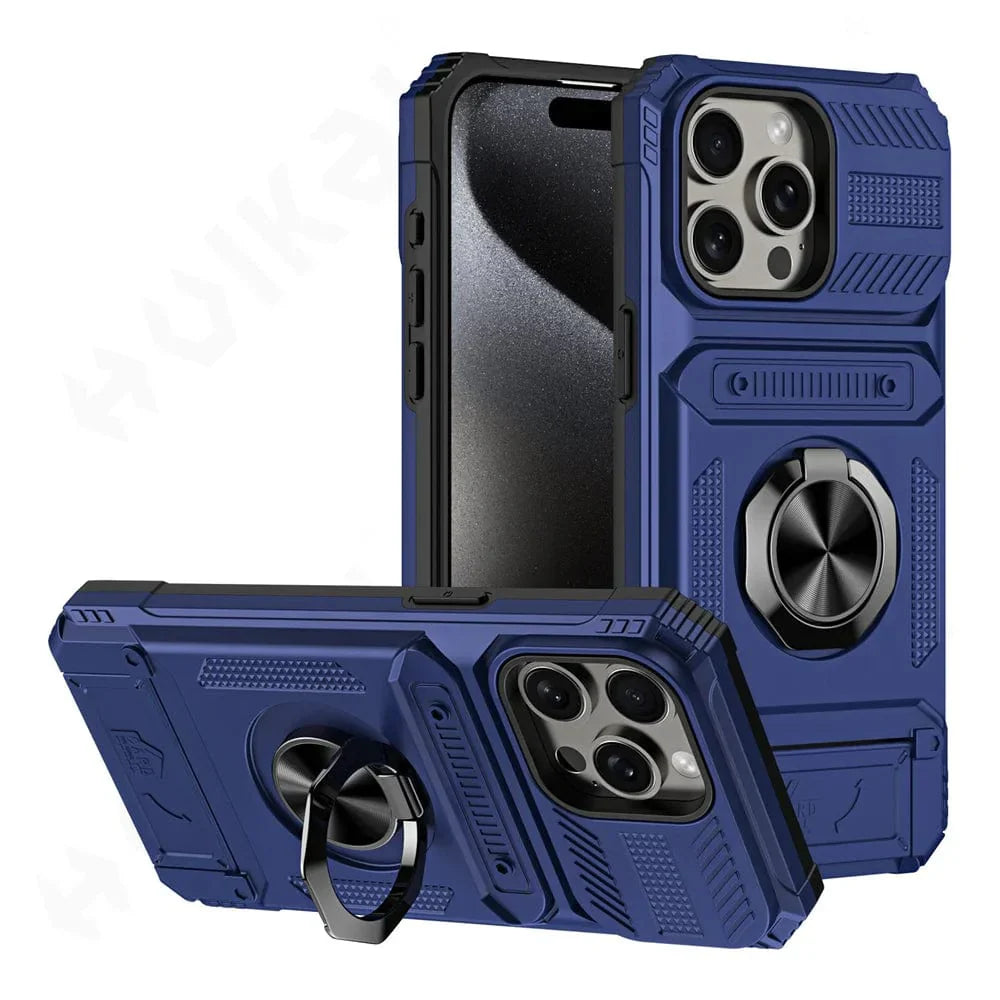 Frendorf | Schockfeste iPhone Magnet Ring Kartenhalter Hülle