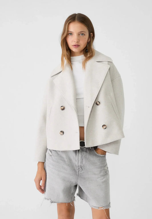 Frendorf | Klassische Kurzjacke im Doppelreiher-Stil