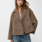 Frendorf | Klassische Kurzjacke im Doppelreiher-Stil