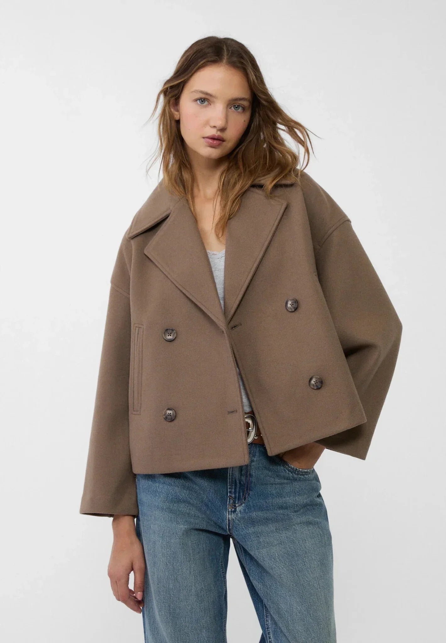 Frendorf | Klassische Kurzjacke im Doppelreiher-Stil