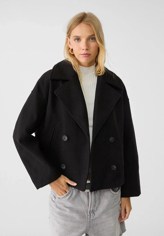 Frendorf | Klassische Kurzjacke im Doppelreiher-Stil