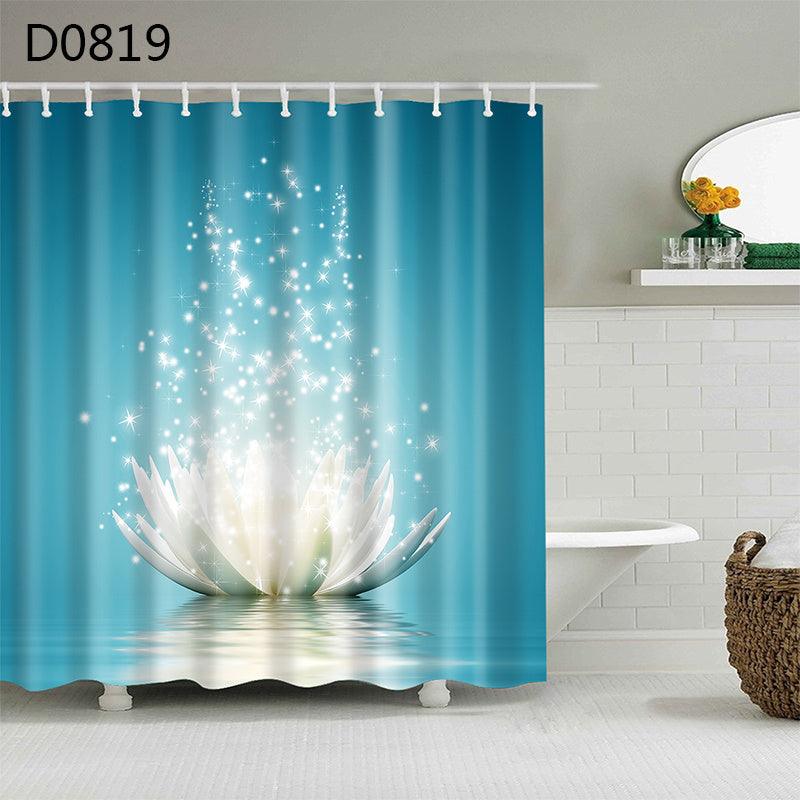 Badezimmer Duschvorhang Set - Polyestergewebe mit verschiedenen Größenoptionen