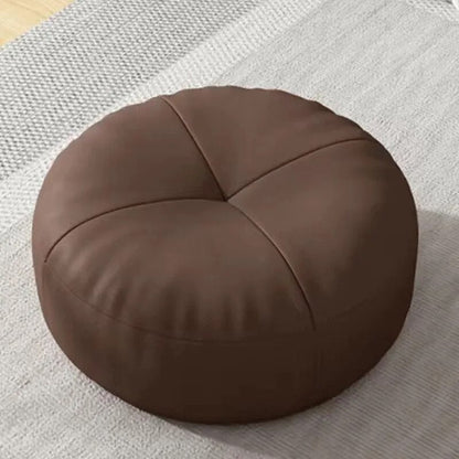 Einfaches japanisches Stil Nappa Leder Fußkissen