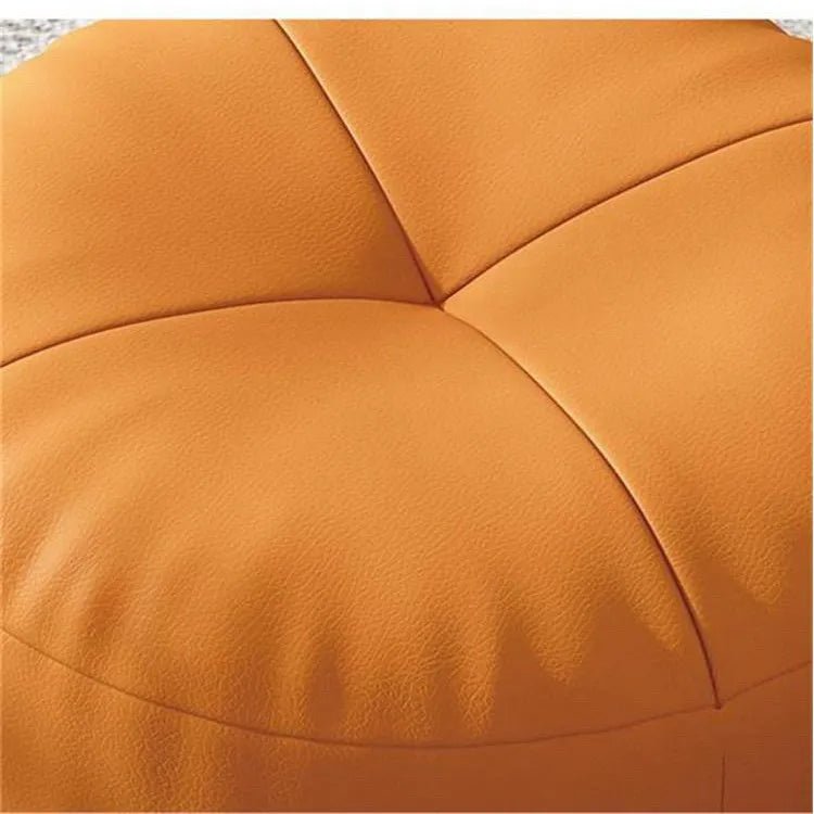 Einfaches japanisches Stil Nappa Leder Fußkissen
