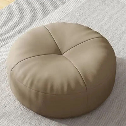 Einfaches japanisches Stil Nappa Leder Fußkissen