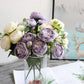 Elegant Pfingstrosen Träume - Premium Künstlicher Blumenstrauß
