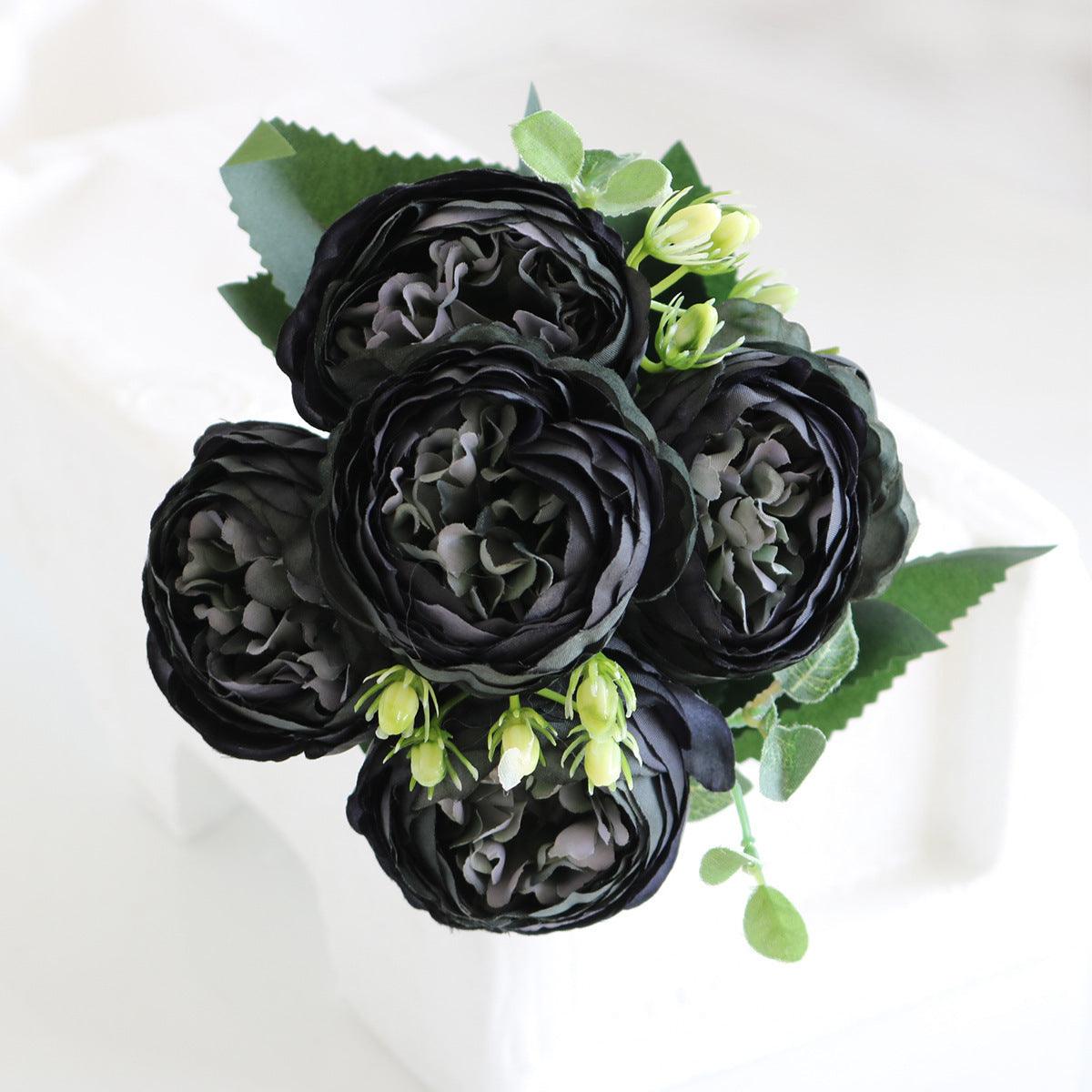 Elegant Pfingstrosen Träume - Premium Künstlicher Blumenstrauß