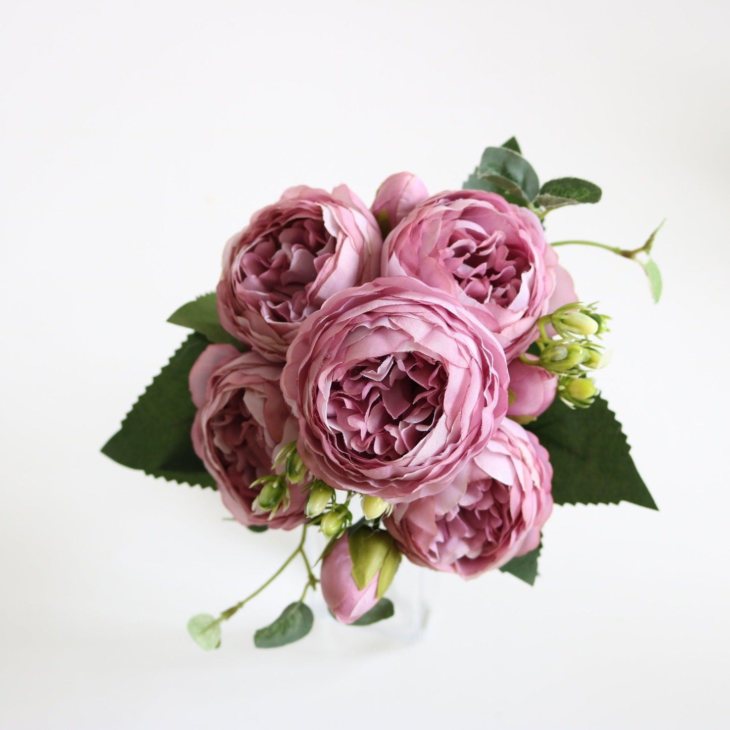 Elegant Pfingstrosen Träume - Premium Künstlicher Blumenstrauß