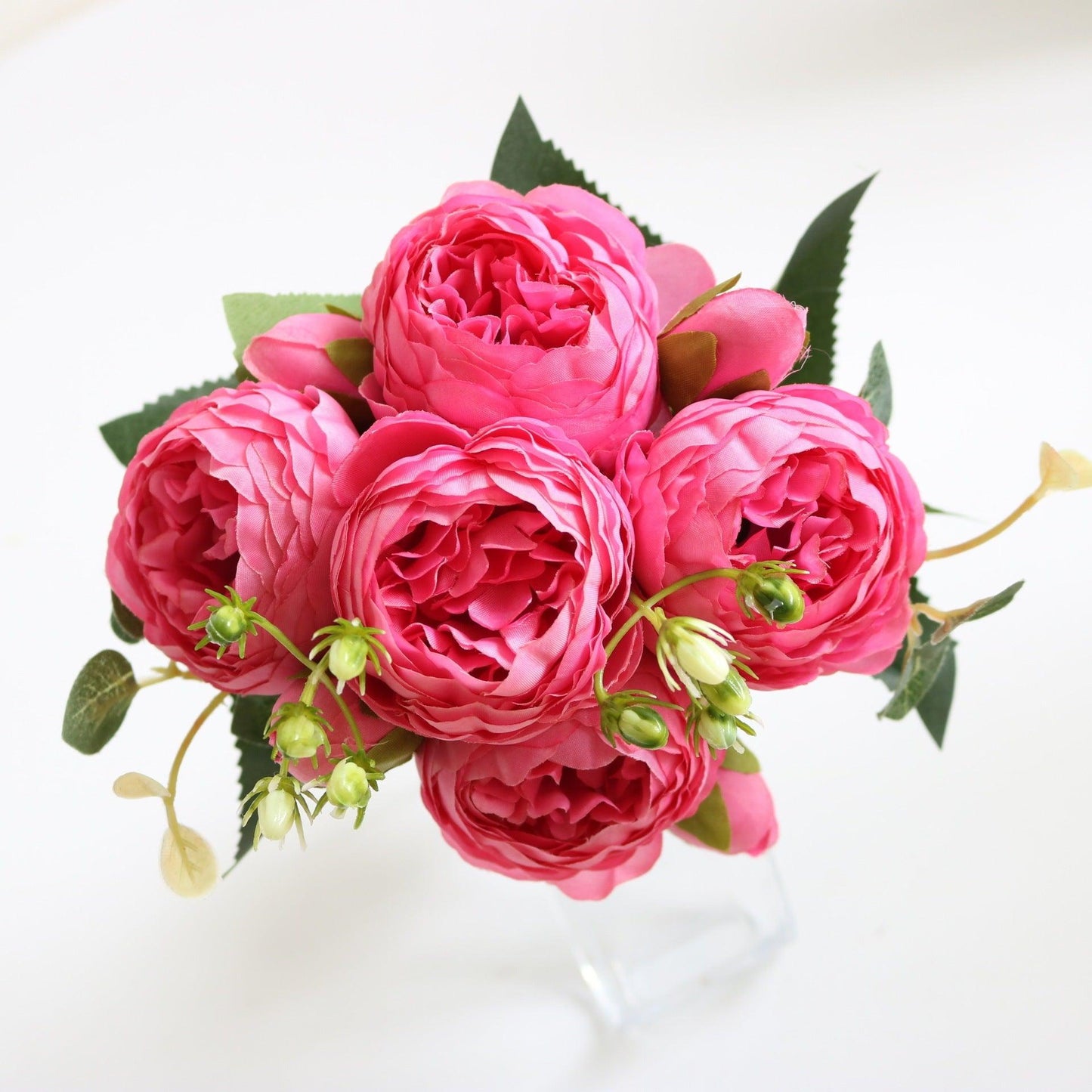 Elegant Pfingstrosen Träume - Premium Künstlicher Blumenstrauß