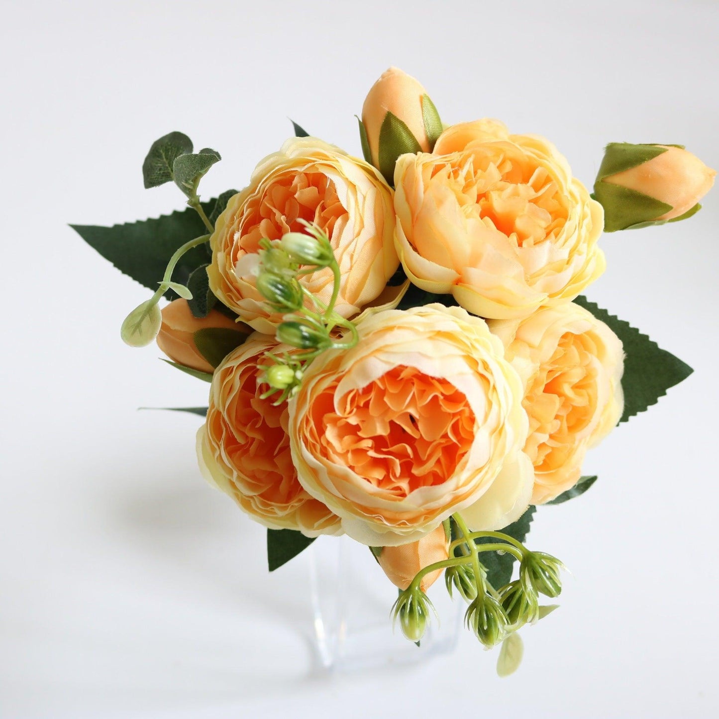 Elegant Pfingstrosen Träume - Premium Künstlicher Blumenstrauß