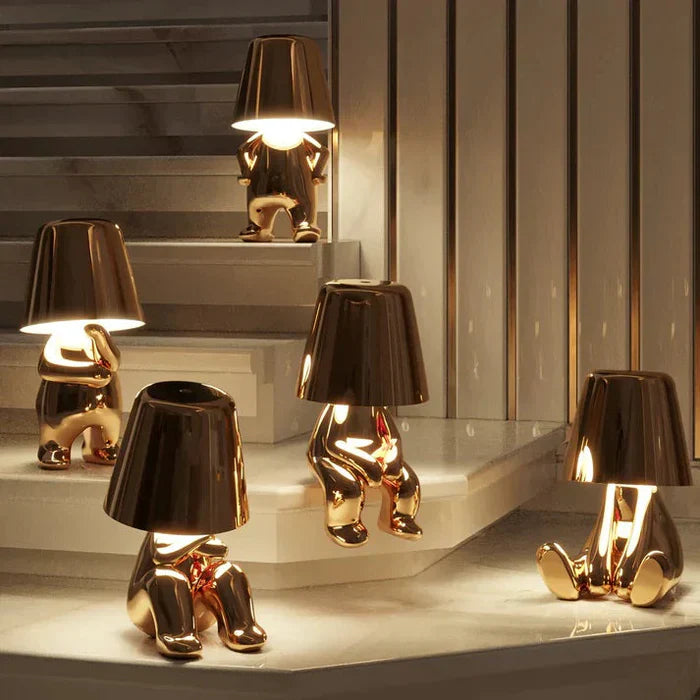 Frendorf | Einzigartige und Stimmungsvolle Tischlampe - GlowCraft
