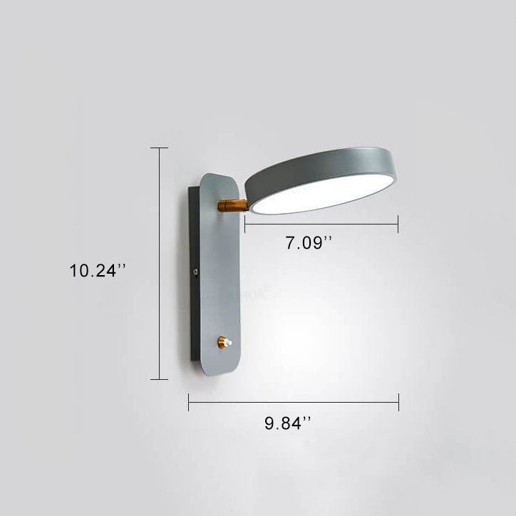 Frendorf | IllumiTurn – Nordic LED Drehbare Wandleuchte | Macaron Design | Verstellbare Beleuchtung