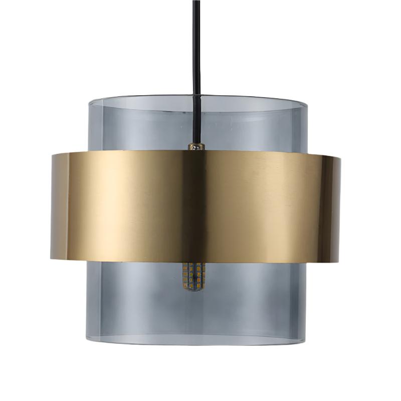 Frendorf | Modernistische Eleganz: Runde Pendelleuchte Ring Glas Ideal für Ihren Raum