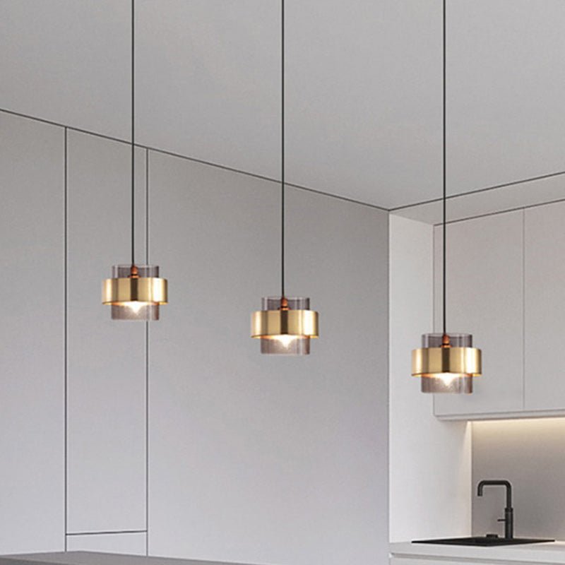 Frendorf | Modernistische Eleganz: Runde Pendelleuchte Ring Glas Ideal für Ihren Raum