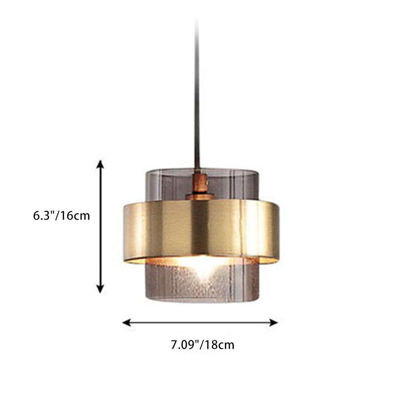 Frendorf | Modernistische Eleganz: Runde Pendelleuchte Ring Glas Ideal für Ihren Raum