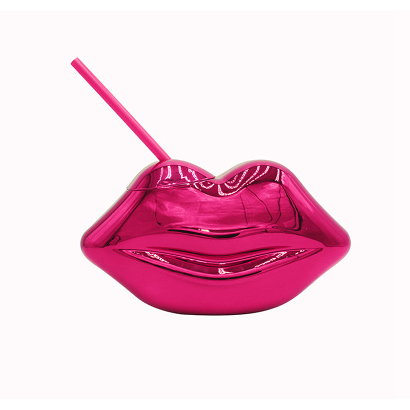 Frendorf | Roter Lippen-Wasserbecher Romantisches Bar-Party-Geschenk