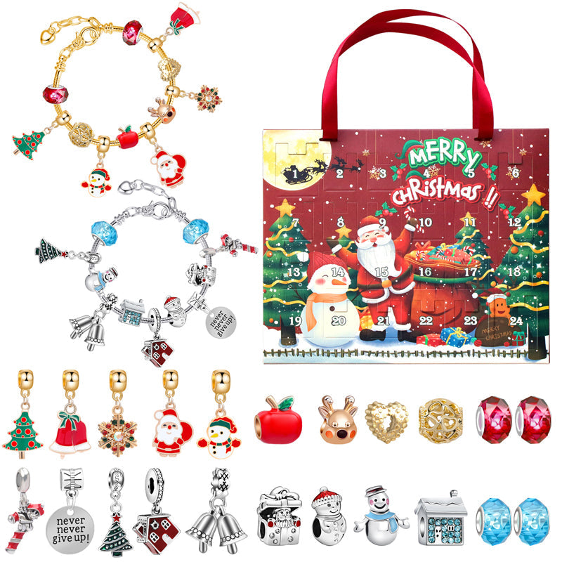 Frendorf | 24 Tage Countdown Kalender DIY Weihnachts Adventskalender Armbänder Set