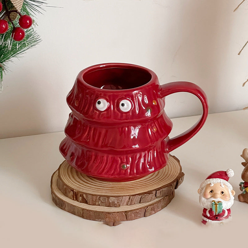 Frendorf | Kreative Big Eyes Weihnachtsbaum Tasse
