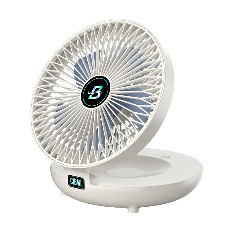 Frendorf | BreezeMate Mini-USB Ventilator | Tragbar & Wiederaufladbar | Verstellbar | Wand- & Desktopnutzung