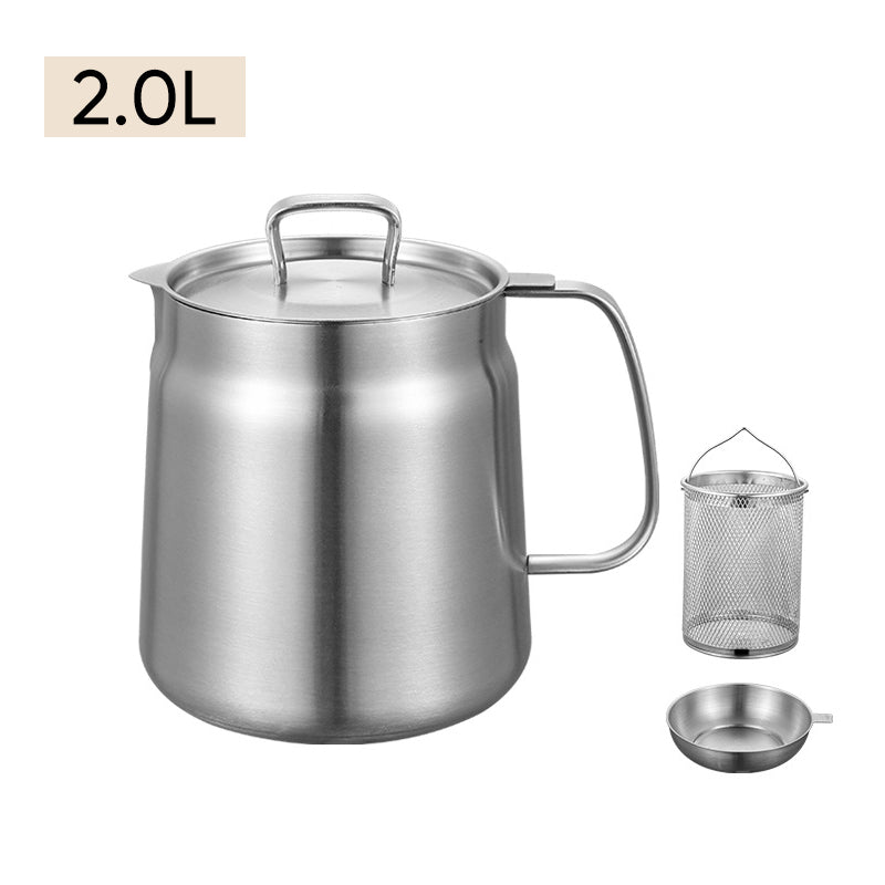 Frendorf | 2-in-1 Edelstahl Multifunktionaler Ölsiebtopf