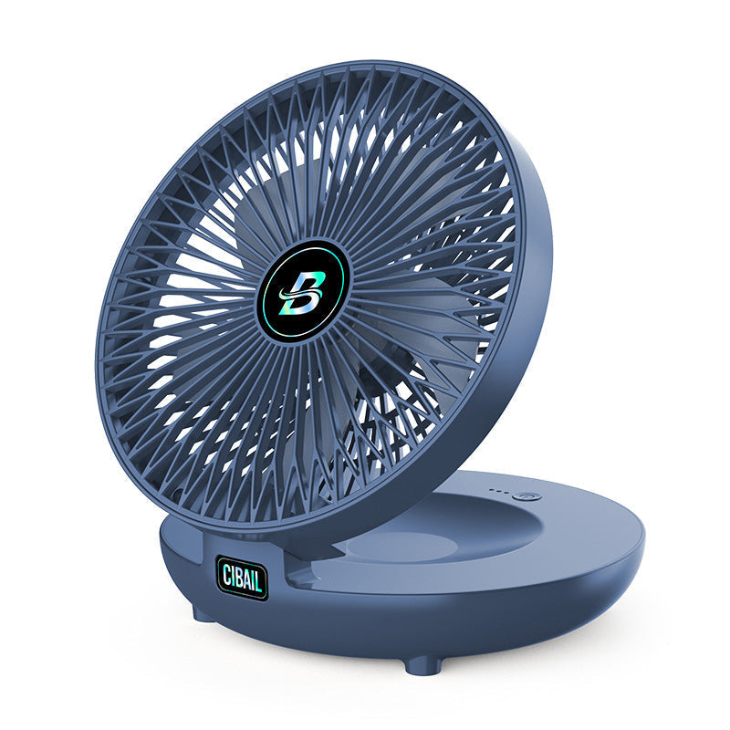 Frendorf | BreezeMate Mini-USB Ventilator | Tragbar & Wiederaufladbar | Verstellbar | Wand- & Desktopnutzung