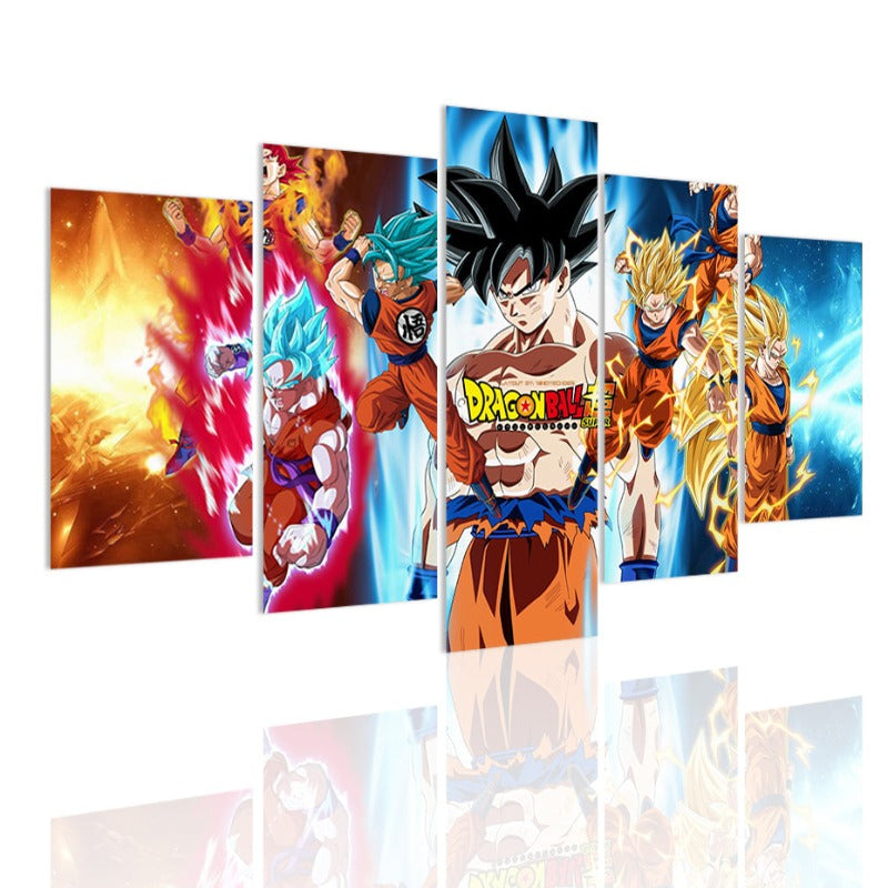 Super Dragon Ball Z - Leinwandwandbild