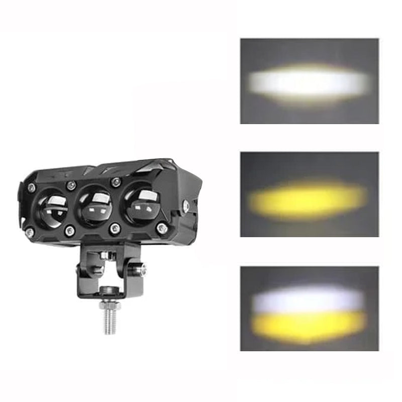 Frendorf | Motorrad fahrende LED-Zusatzscheinwerfer
