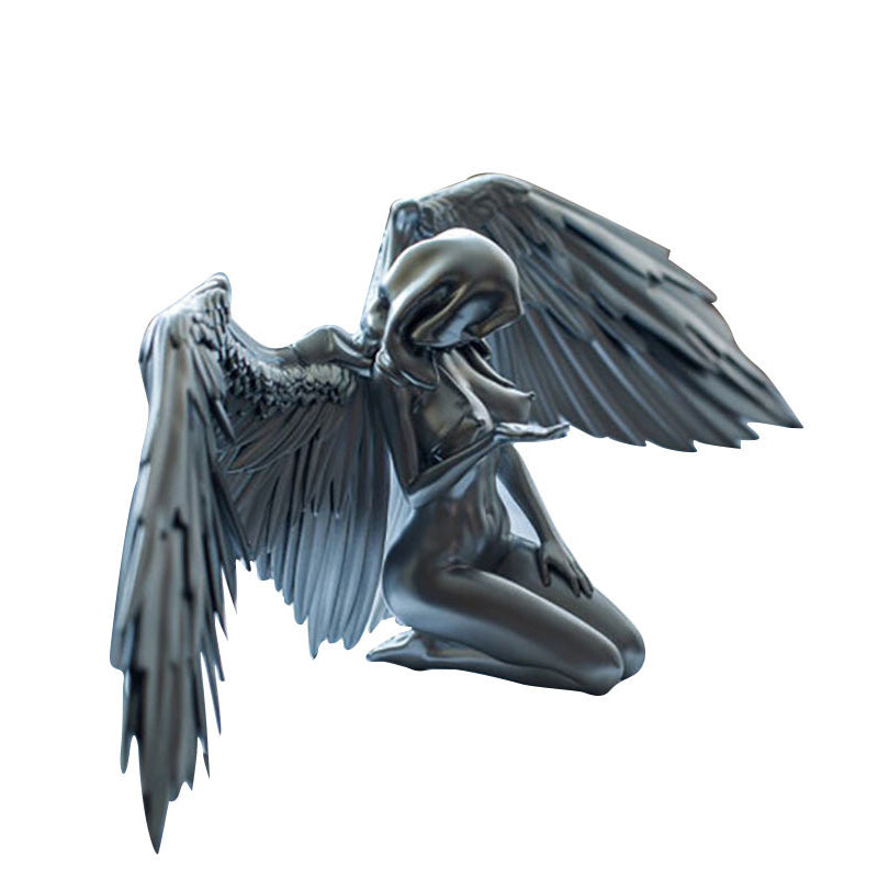 Frendorf | Art Angel Weiblich Frau Flügel Knien Umhang Hut
