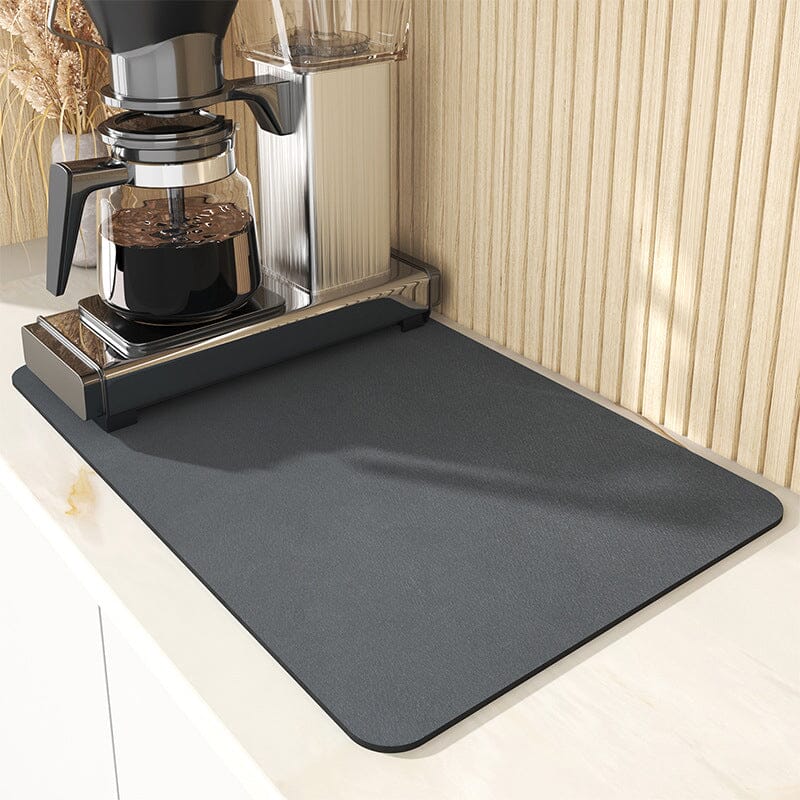 Frendorf | Küchen Super Absorbierende Abtropfmatte, Schnell Trocknende Geschirr Kaffee Matte