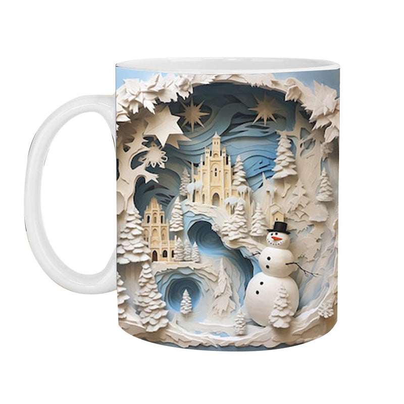 Frendorf | 3D Weihnachts-Schneemann Becher