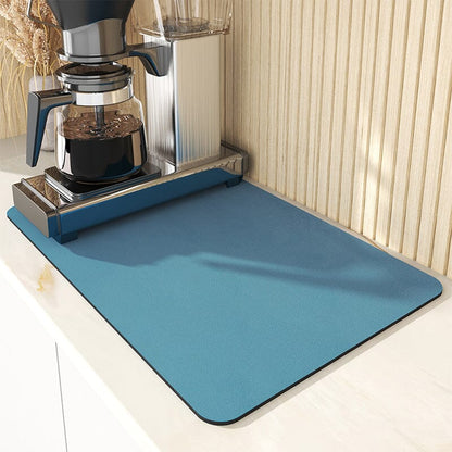 Frendorf | Küchen Super Absorbierende Abtropfmatte, Schnell Trocknende Geschirr Kaffee Matte