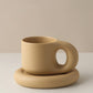 Nordic Minimalist Süße Dicke Tasse